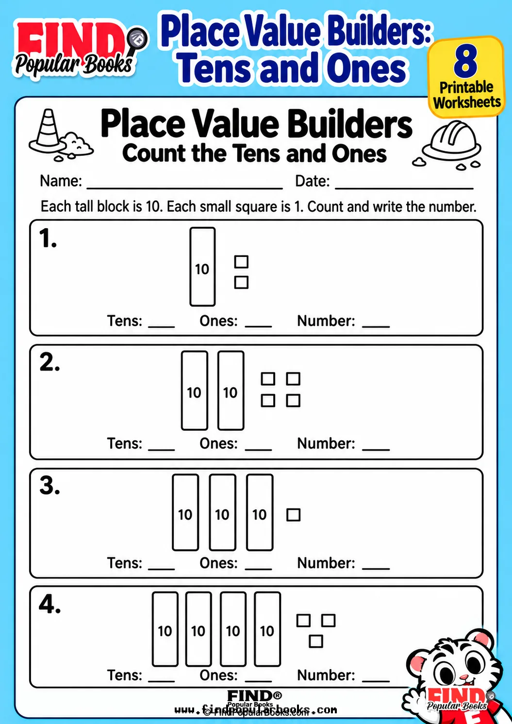 Place Value Builders: Tens and Ones