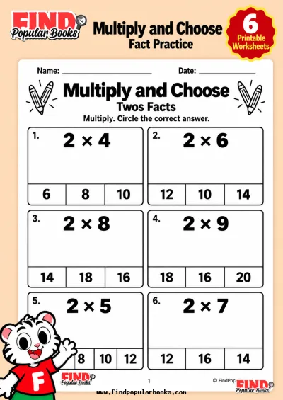 Multiply and Choose: Fact Practice