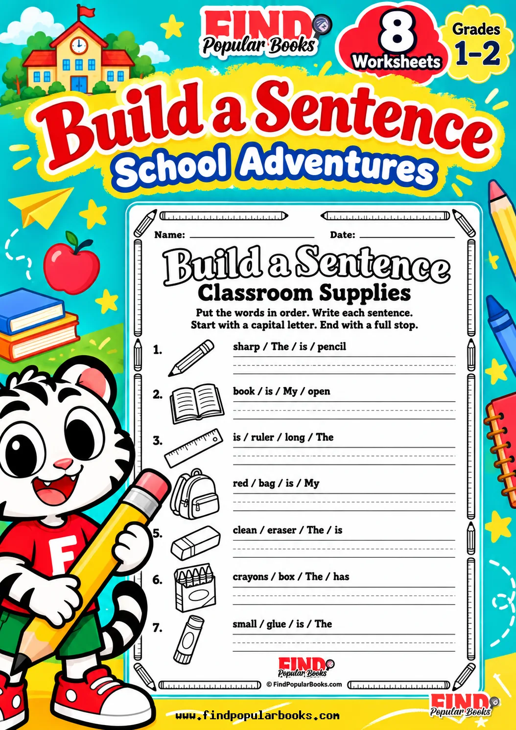 Build a Sentence: School Adventures