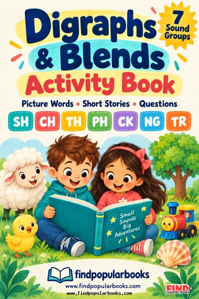 Digraphs & Blends Activity Book | Phonics and Reading Practice