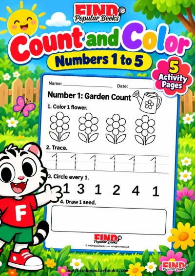Count and Color: Numbers 1 to 5