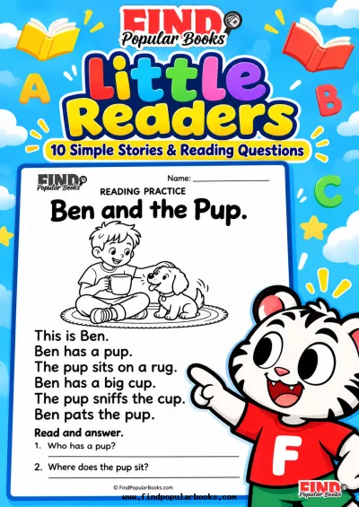 Little Readers: 10 Simple Stories with Reading Questions