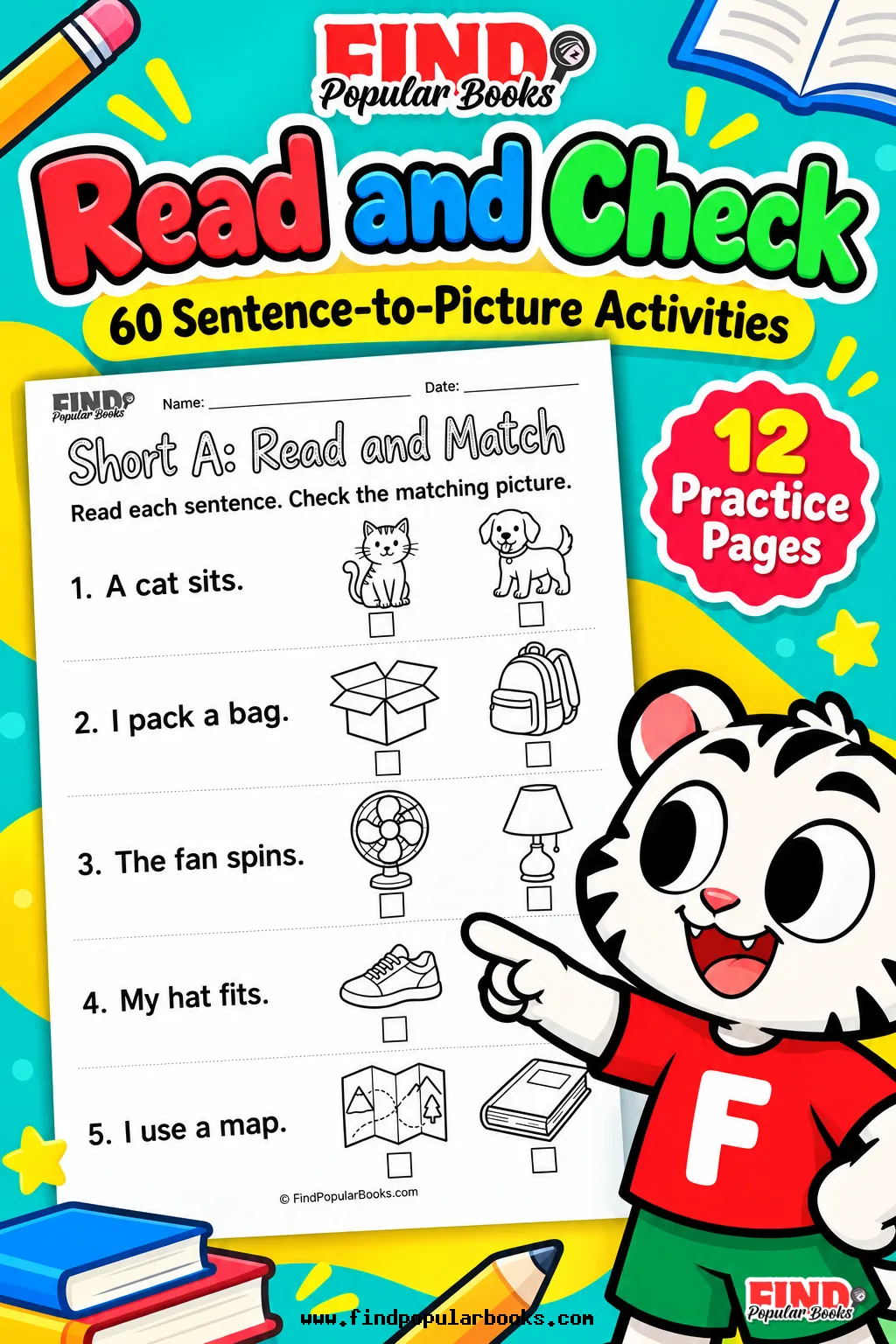 Read and Check: 60 Sentence-to-Picture Matching Activities