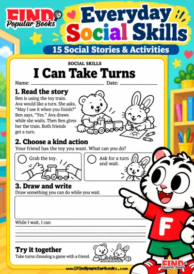 Everyday Social Skills: 15 Social Stories and Activities