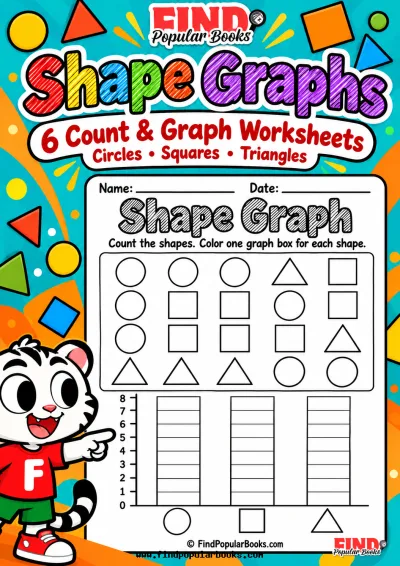 Shape Graphs: Count and Color Circles, Squares and Triangles