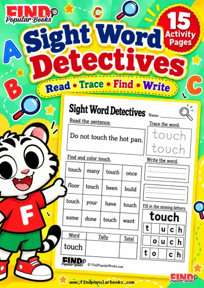 Sight Word Detectives: 15 Trace, Find and Write Worksheets