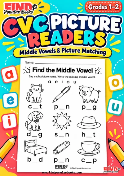 CVC Picture Readers: Middle Vowels and Picture Matching