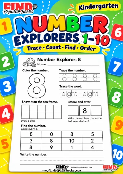 Number Explorers 1–10: Trace, Count, Find and Order