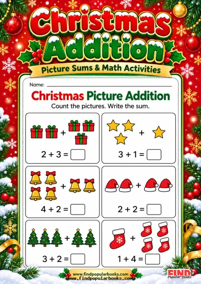 Christmas Addition: Picture Sums and Math Activities