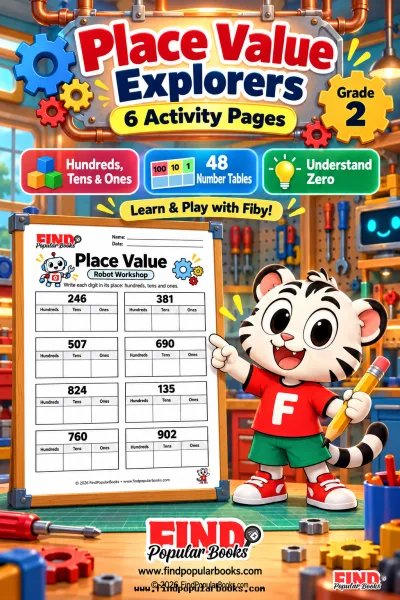 Place Value Explorers: 6 Hundreds Tens and Ones Worksheets