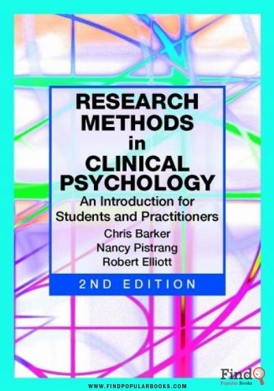 Download Research Methods In Clinical Psychology An Introduction For Students And Practitioners,2nd Ed PDF or Ebook ePub For Free with Find Popular Books 