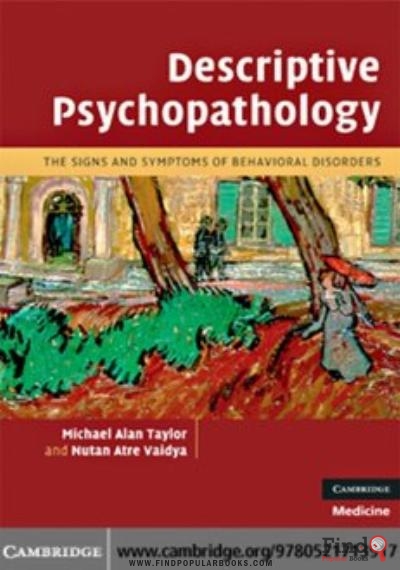 Download Descriptive Psychopathology: The Signs And Symptoms PDF or Ebook ePub For Free with Find Popular Books 