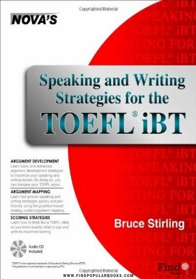 Download Speaking And Writing Strategies For The TOEFL IBT PDF or Ebook ePub For Free with Find Popular Books 