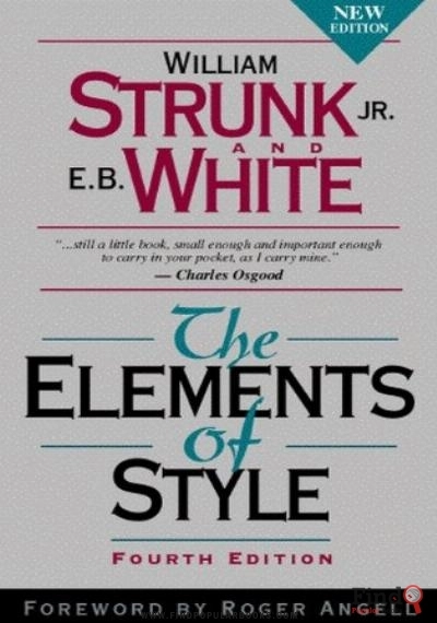 Download The Elements Of Style, Fourth Edition PDF or Ebook ePub For Free with Find Popular Books 