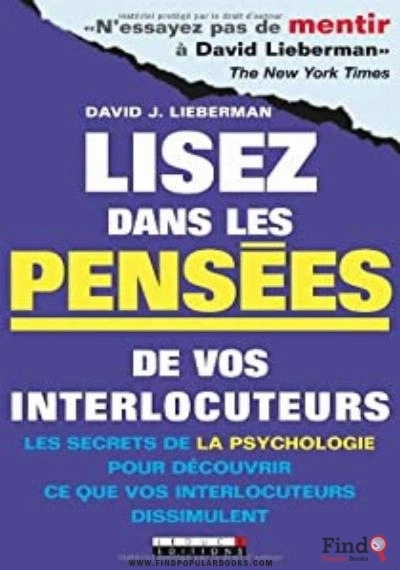 Download Lisez Dans Les Pensees De Vos Interlocuteurs PDF or Ebook ePub For Free with Find Popular Books 