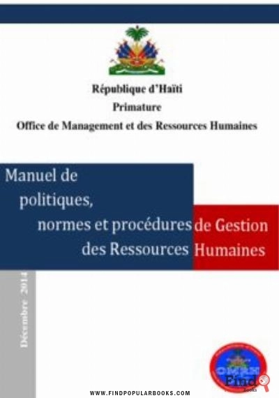 Download Manuel De Politiques, Normes Et Procédures De Gestion Des Ressources Humaines PDF or Ebook ePub For Free with Find Popular Books 