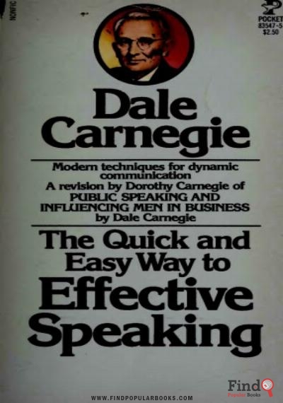 Download  The Quick And Easy Way To Effective Speaking PDF or Ebook ePub For Free with Find Popular Books 