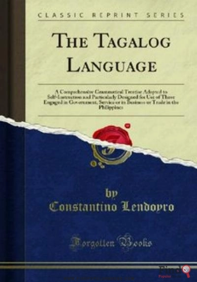Download The Tagalog Language: A Comprehensive Grammatical Treatise PDF or Ebook ePub For Free with Find Popular Books 
