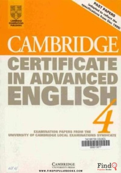 Download Cambridge Certificate In Advanced English PDF or Ebook ePub For Free with Find Popular Books 