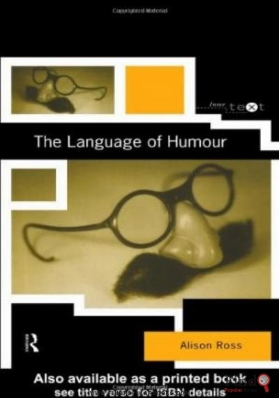 Download The Language Of Humour PDF or Ebook ePub For Free with Find Popular Books 