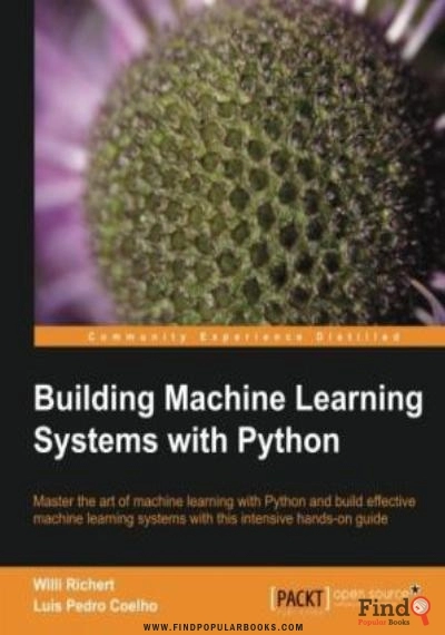 Download Building Machine Learning Systems With Python PDF or Ebook ePub For Free with Find Popular Books 