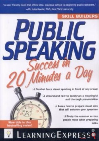 Download Public Speaking Success In 20 Minutes A Day (Skill Builders) PDF or Ebook ePub For Free with Find Popular Books 