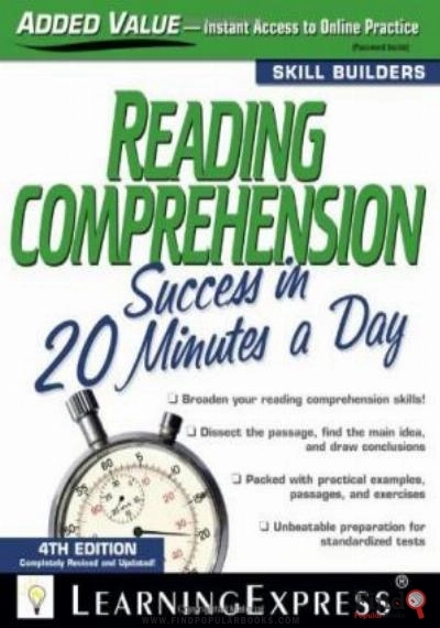 Download Reading Comprehension Success In 20 Minutes A Day, 4th Edition (Skill Builders) PDF or Ebook ePub For Free with Find Popular Books 