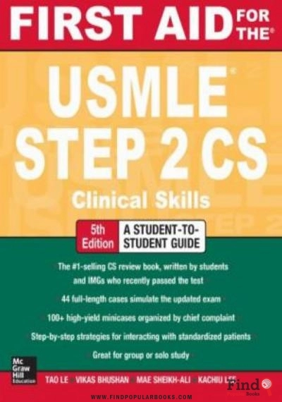 Download First Aid For The USMLE Step 2 CS. Clinical Skills PDF or Ebook ePub For Free with Find Popular Books 