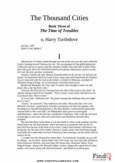 Download Harry Turtledove   Time Of Trou PDF or Ebook ePub For Free with Find Popular Books 