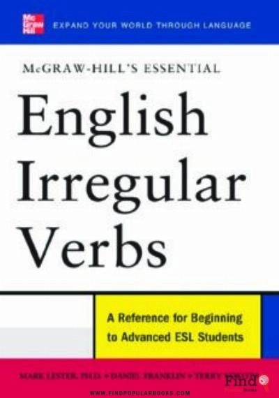 Download McGraw-Hill's Essential English Irregular Verbs (McGraw-Hill ESL References) PDF or Ebook ePub For Free with Find Popular Books 