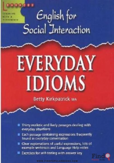 Download English For Social Interaction   Everyday Idioms PDF or Ebook ePub For Free with Find Popular Books 