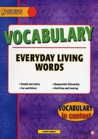 Download Everyday Living: Vocabulary (Vocabulary In Context) PDF or Ebook ePub For Free with Find Popular Books 