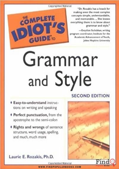 Download The Complete Idiot's Guide To Grammar & Style, 2nd Ed PDF or Ebook ePub For Free with Find Popular Books 