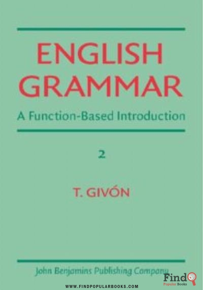 Download English Grammar: A Function-Based Introduction PDF or Ebook ePub For Free with Find Popular Books 