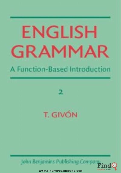 Download English Grammar: A Function-Based Introduction PDF or Ebook ePub For Free with Find Popular Books 