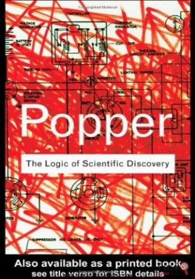 Download The Logic Of Scientific Discovery PDF or Ebook ePub For Free with Find Popular Books 