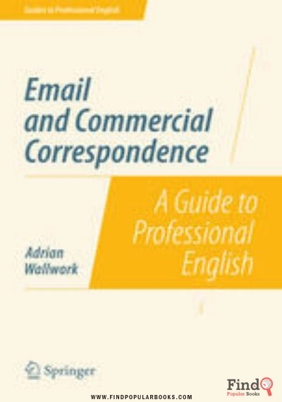 Download Email And Commercial Correspondence: A Guide To Professional English PDF or Ebook ePub For Free with Find Popular Books 