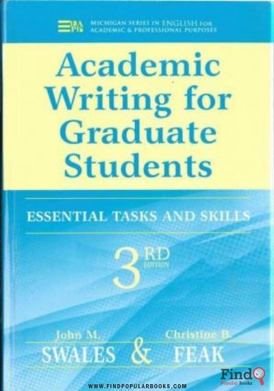 Download Academic Writing For Graduate Students: Essential Tasks And Skills PDF or Ebook ePub For Free with Find Popular Books 
