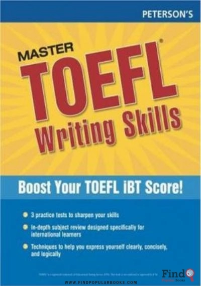 Download Master The TOEFL Writing Skills (Peterson's Master The TOEFL Writing Skills) PDF or Ebook ePub For Free with Find Popular Books 