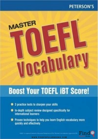 Download Master The TOEFL Vocabulary (Peterson's Master The TOEFL Vocabulary) PDF or Ebook ePub For Free with Find Popular Books 