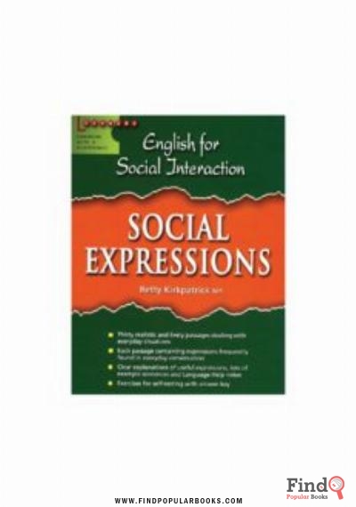 Download English For Social Interaction - Social Expressions PDF or Ebook ePub For Free with Find Popular Books 
