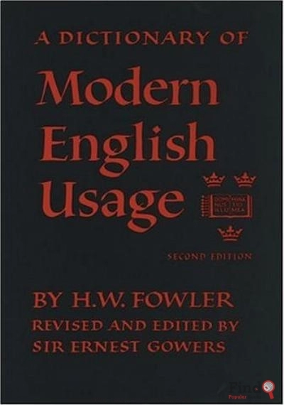 Download Oxford Fowler's Modern English Usage Dictionary PDF or Ebook ePub For Free with Find Popular Books 