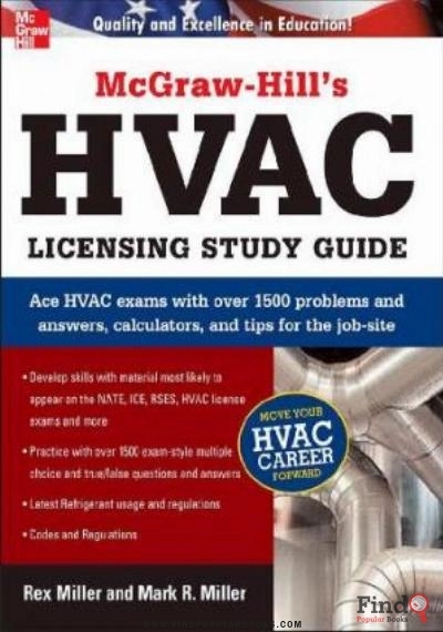 Download HVAC License Exam Study Guides PDF or Ebook ePub For Free with Find Popular Books 