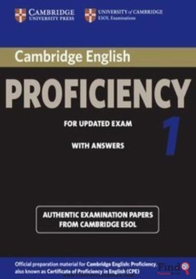 Download Cambridge English Proficiency 1 For Updated Exam Student's Book With Answers PDF or Ebook ePub For Free with Find Popular Books 