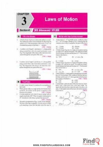 Download Laws Of Motion IIT JEE Chapter Wise Solution 1978 To 2017 Along With AIEEE IIT JEE Main PDF or Ebook ePub For Free with Find Popular Books 