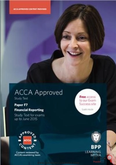 Download ACCA Approved Study Text 2015 Paper F7 Financial Reporting Study Text For Exams Up To June 2015 PDF or Ebook ePub For Free with Find Popular Books 