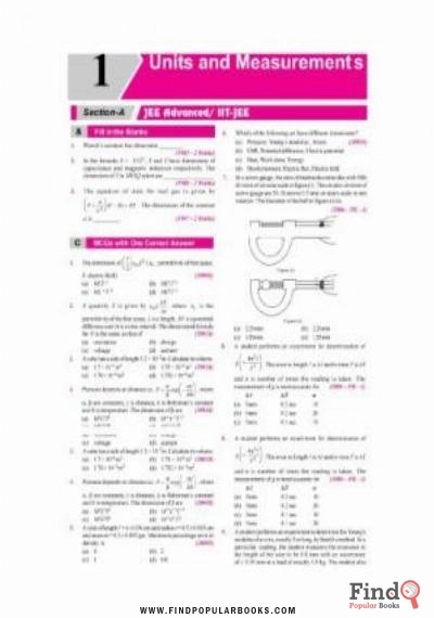 Download Units And Dimensions IIT JEE Chapter Wise Solution 1978 To 2017 Along With AIEEE IIT JEE Main PDF or Ebook ePub For Free with Find Popular Books 