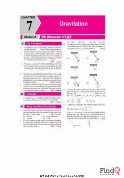 Download Gravitation IIT JEE Chapter Wise Solution 1978 To 2017 Along With AIEEE IIT JEE Main PDF or Ebook ePub For Free with Find Popular Books 