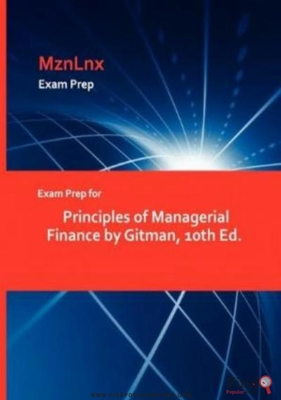 Download Exam Prep For Principles Of Managerial Finance By Gitman, 10th Ed. PDF or Ebook ePub For Free with Find Popular Books 