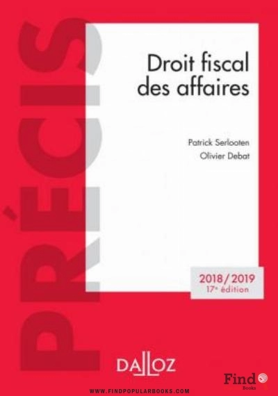 Download DROIT FISCAL DES AFFAIRE PDF or Ebook ePub For Free with Find Popular Books 